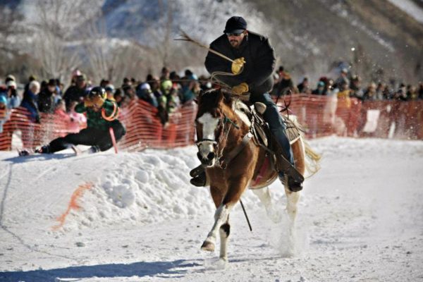 Wood River Extreme Ski Joring | Sun Valley and Bellevue Idaho | photo by Hillary Mayberry