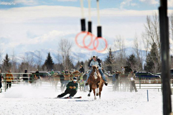 Wood River Extreme Ski Joring | Sun Valley and Bellevue Idaho | photo by Hillary Mayberry